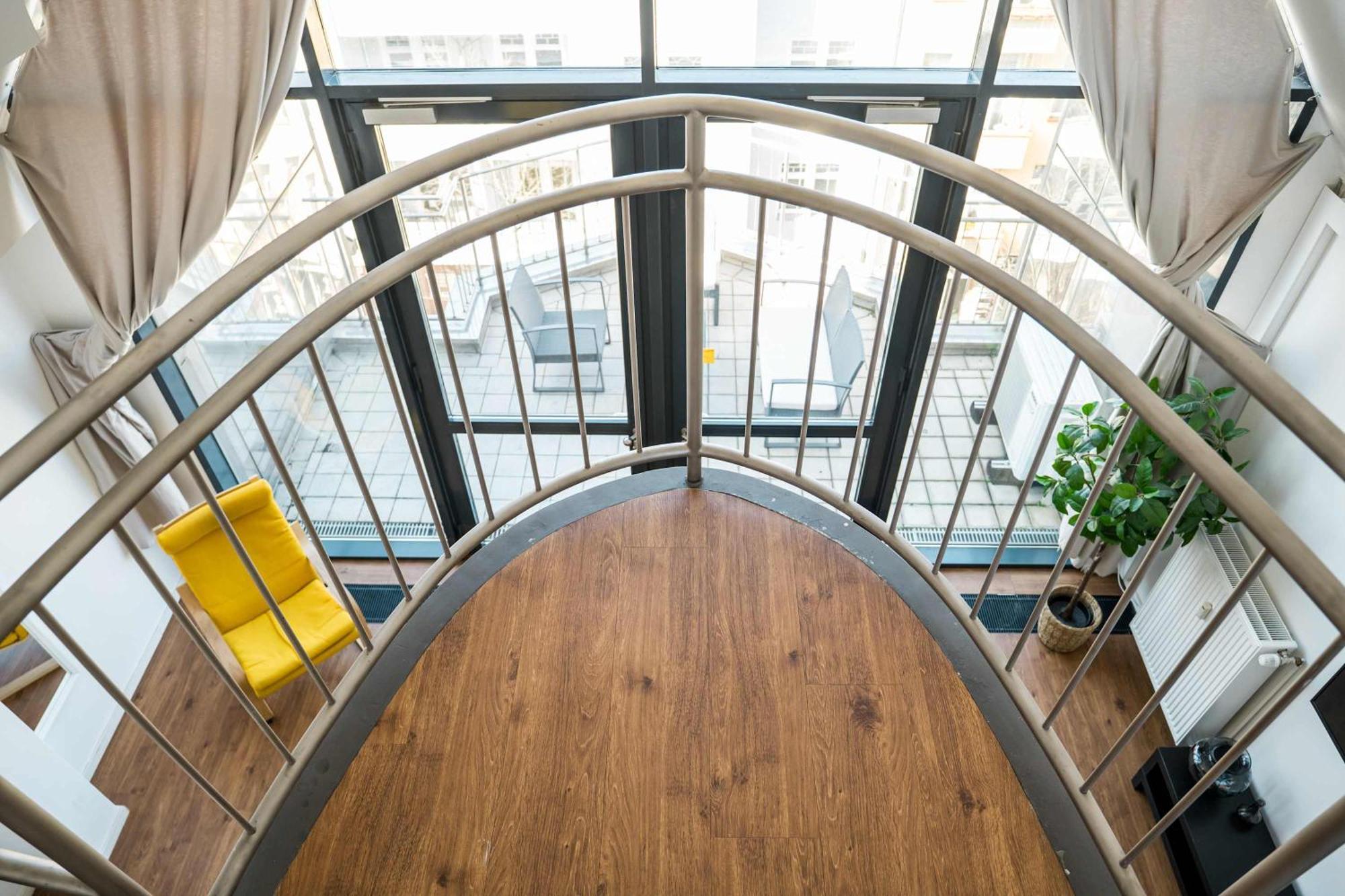 Апартаменты Fantastic Loft With Balcony Берлин Экстерьер фото